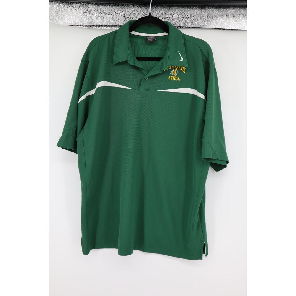 Nike Team Dri Fit NDSU Polo Shirt Size L Men's